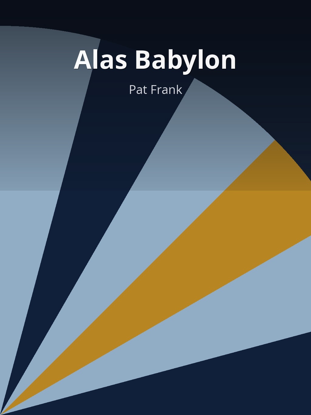 Alas Babylon by Pat Frank book cover