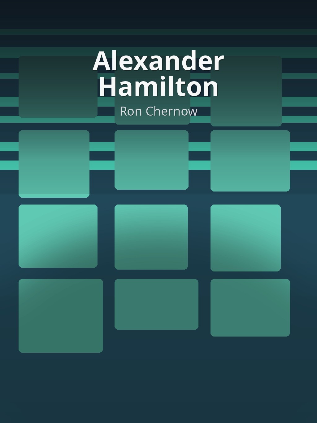 Alexander Hamilton by Ron Chernow book cover
