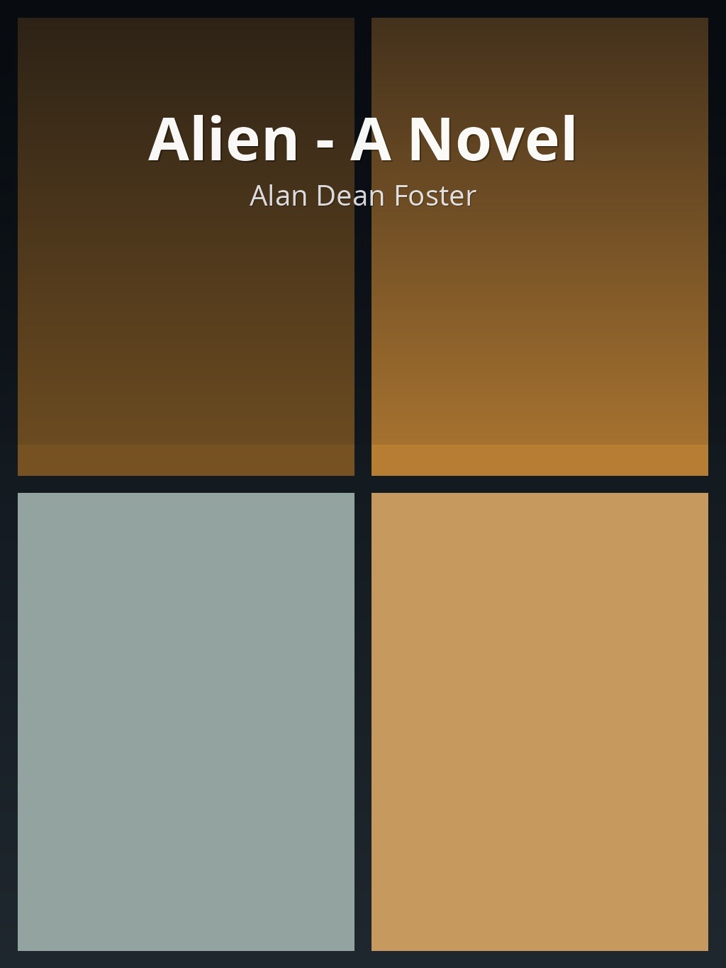 Alien - A Novel by Alan Dean Foster book cover