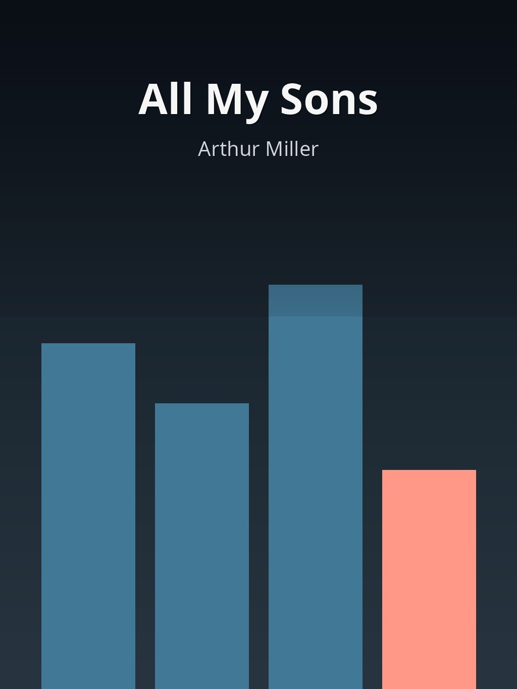 All My Sons by Arthur Miller book cover