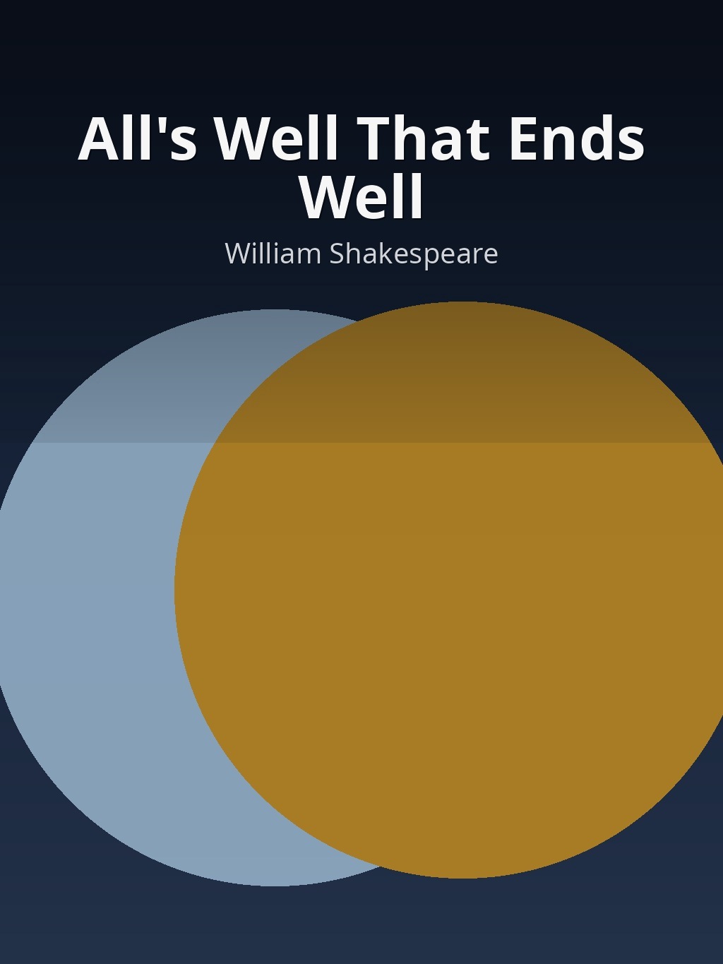 All's Well That Ends Well by William Shakespeare book cover