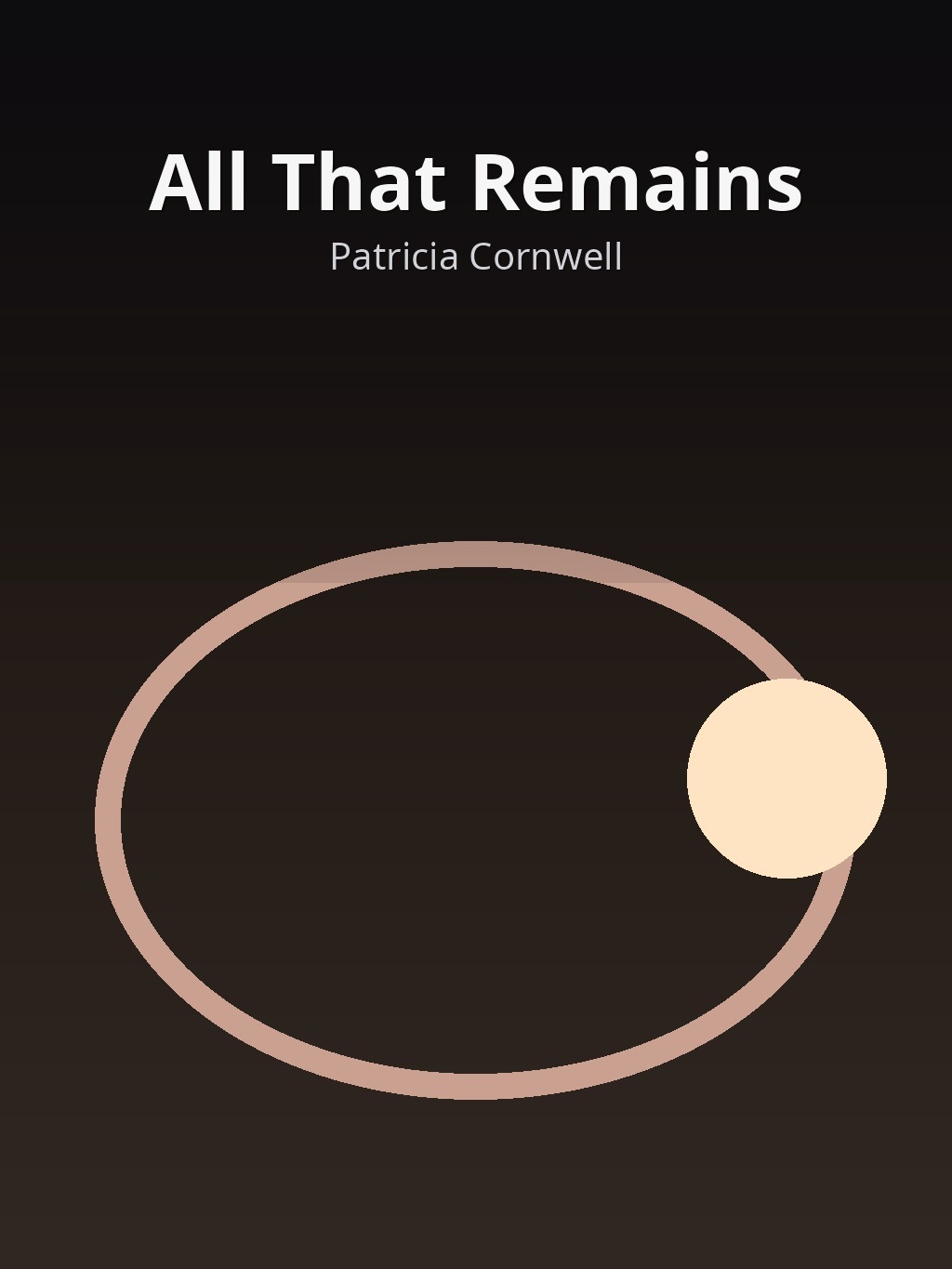 All That Remains by Patricia Cornwell book cover
