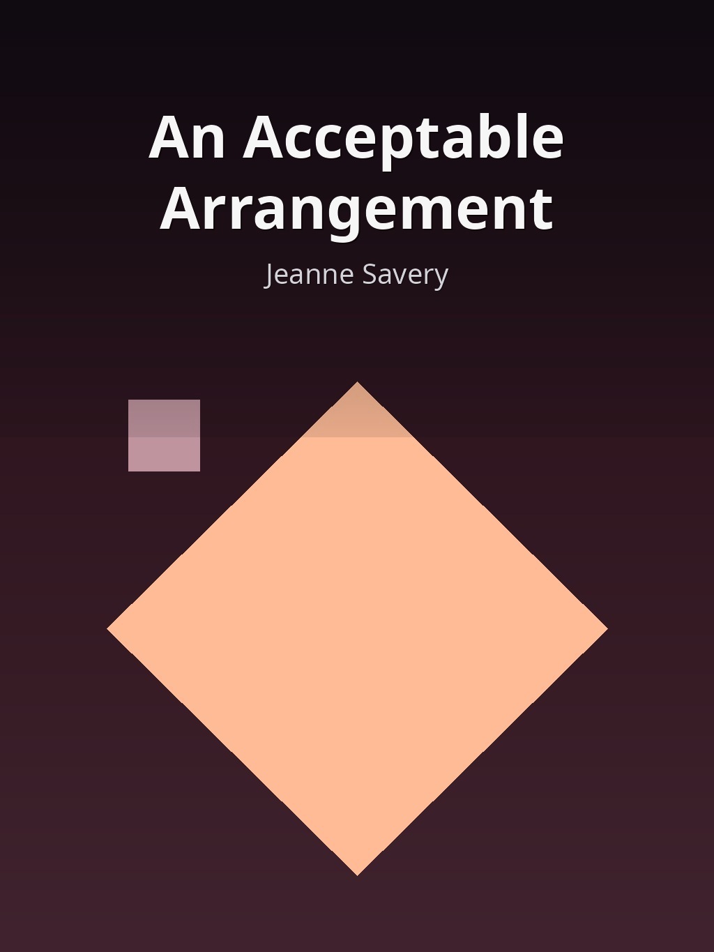 An Acceptable Arrangement by Jeanne Savery book cover