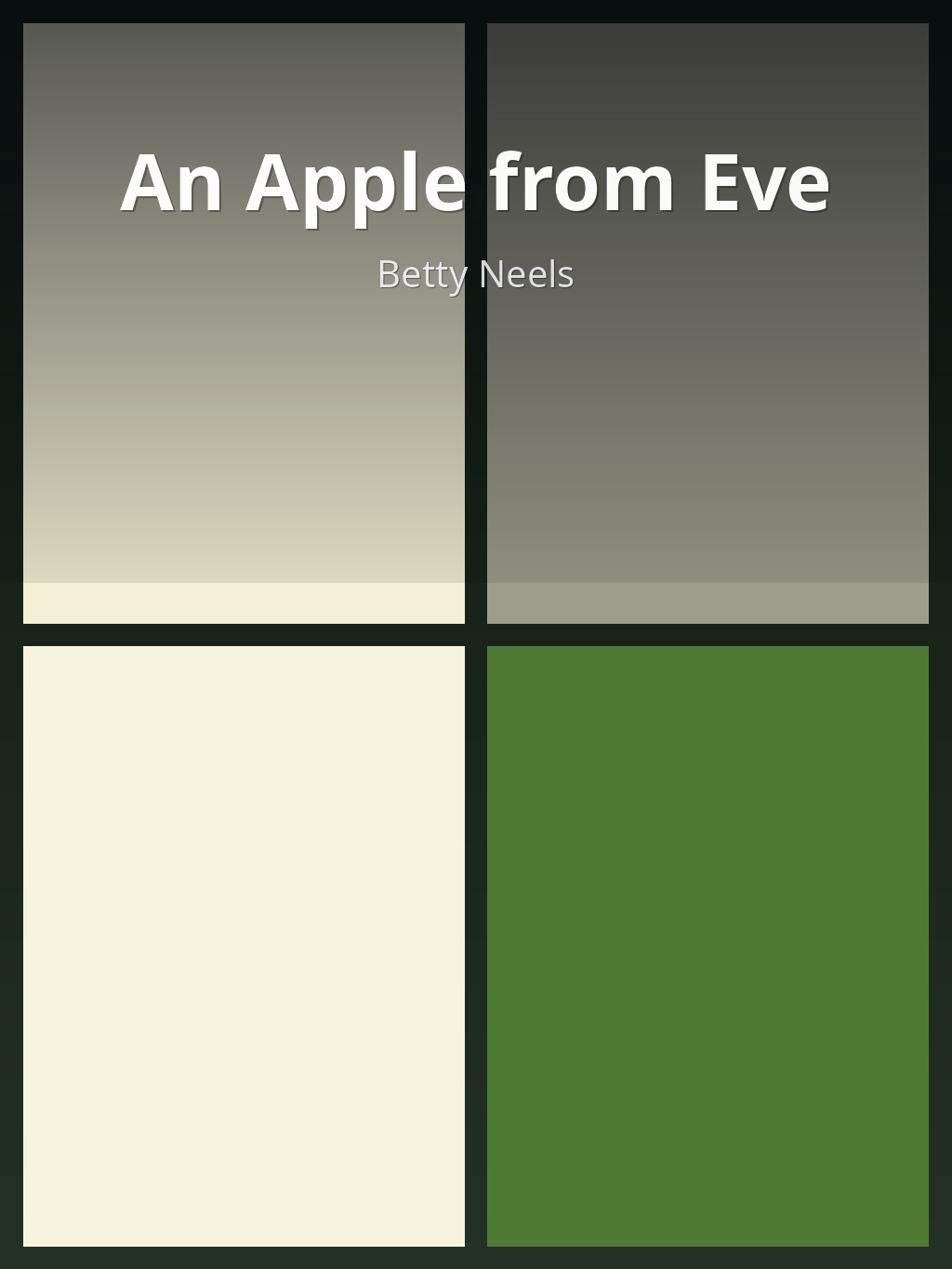 An Apple from Eve by Betty Neels book cover