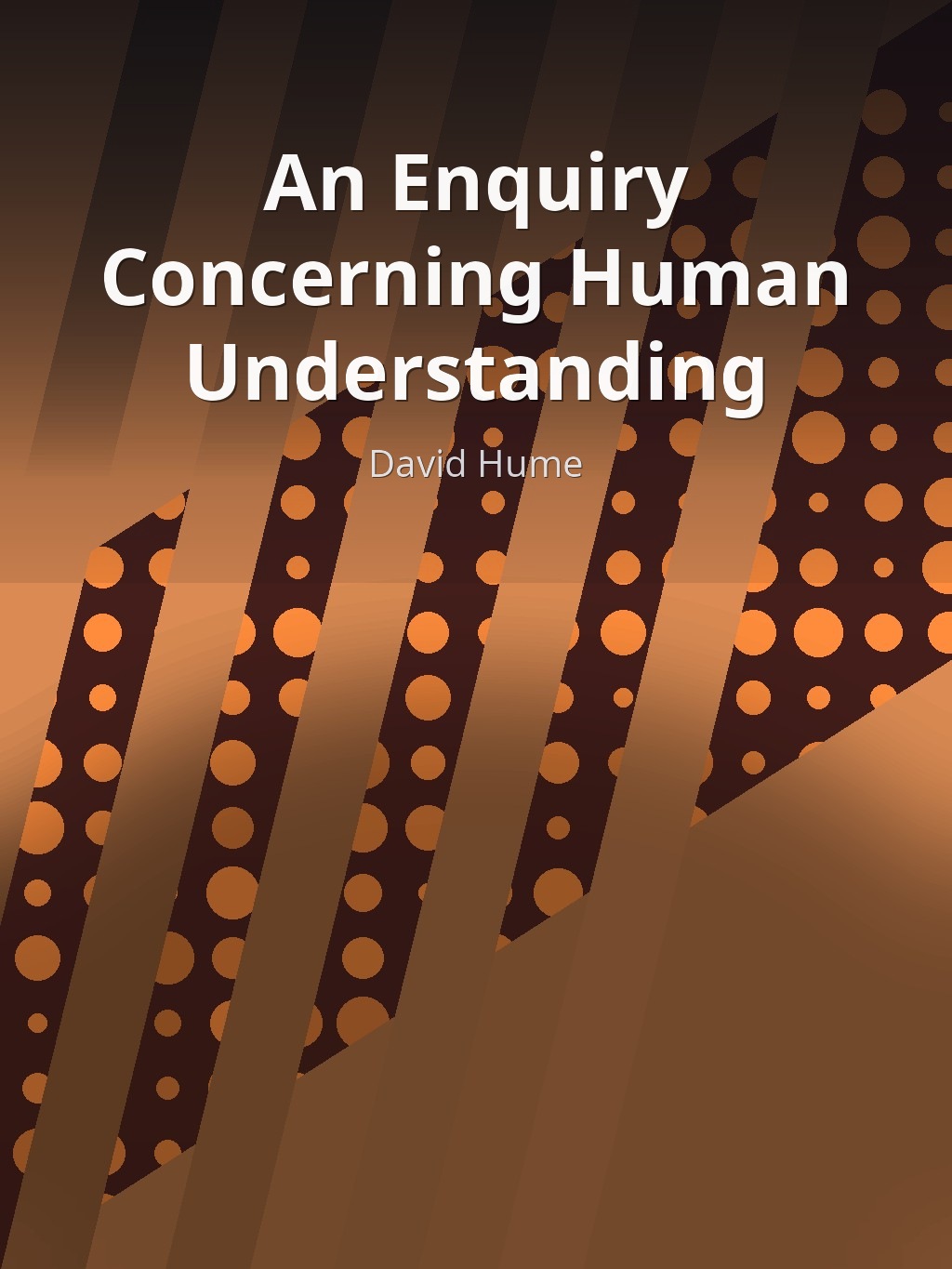 An Enquiry Concerning Human Understanding by David Hume book cover