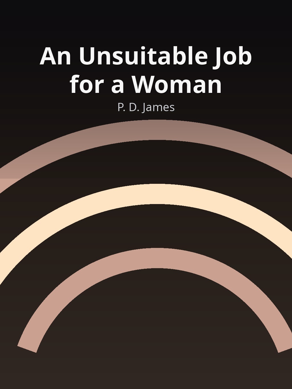 An Unsuitable Job for a Woman by P. D. James book cover