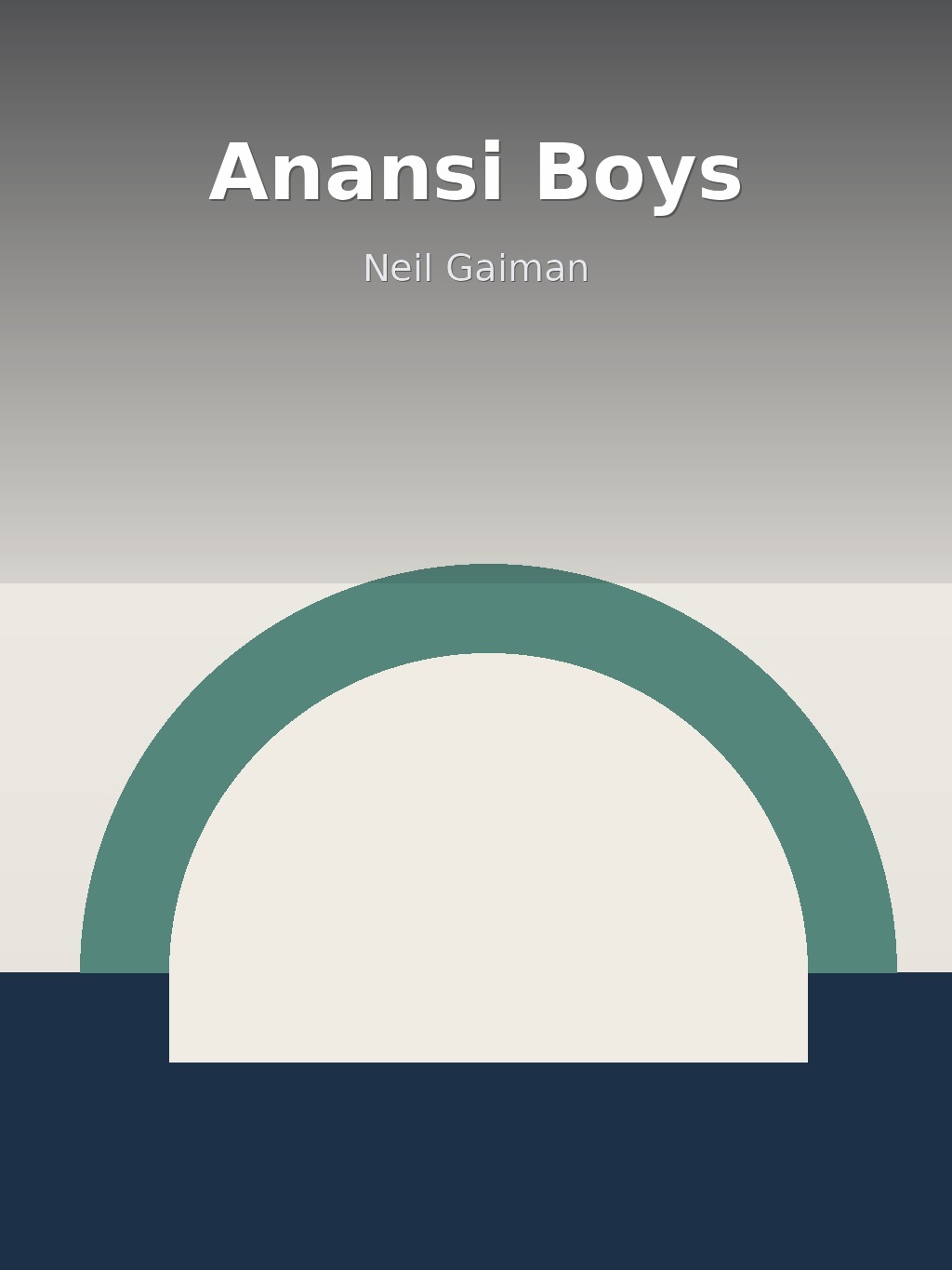Anansi Boys by Neil Gaiman book cover