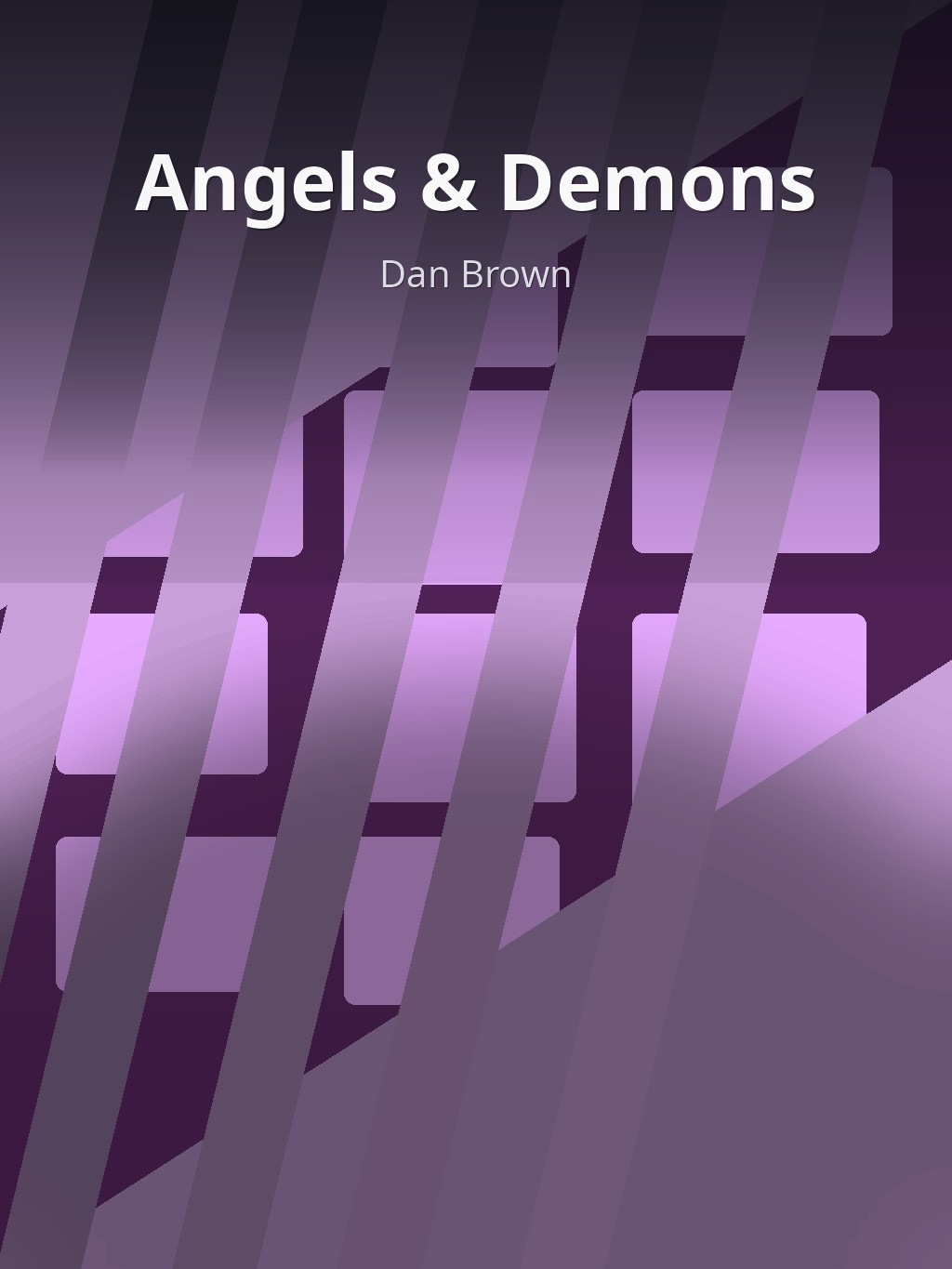Angels & Demons by Dan Brown book cover