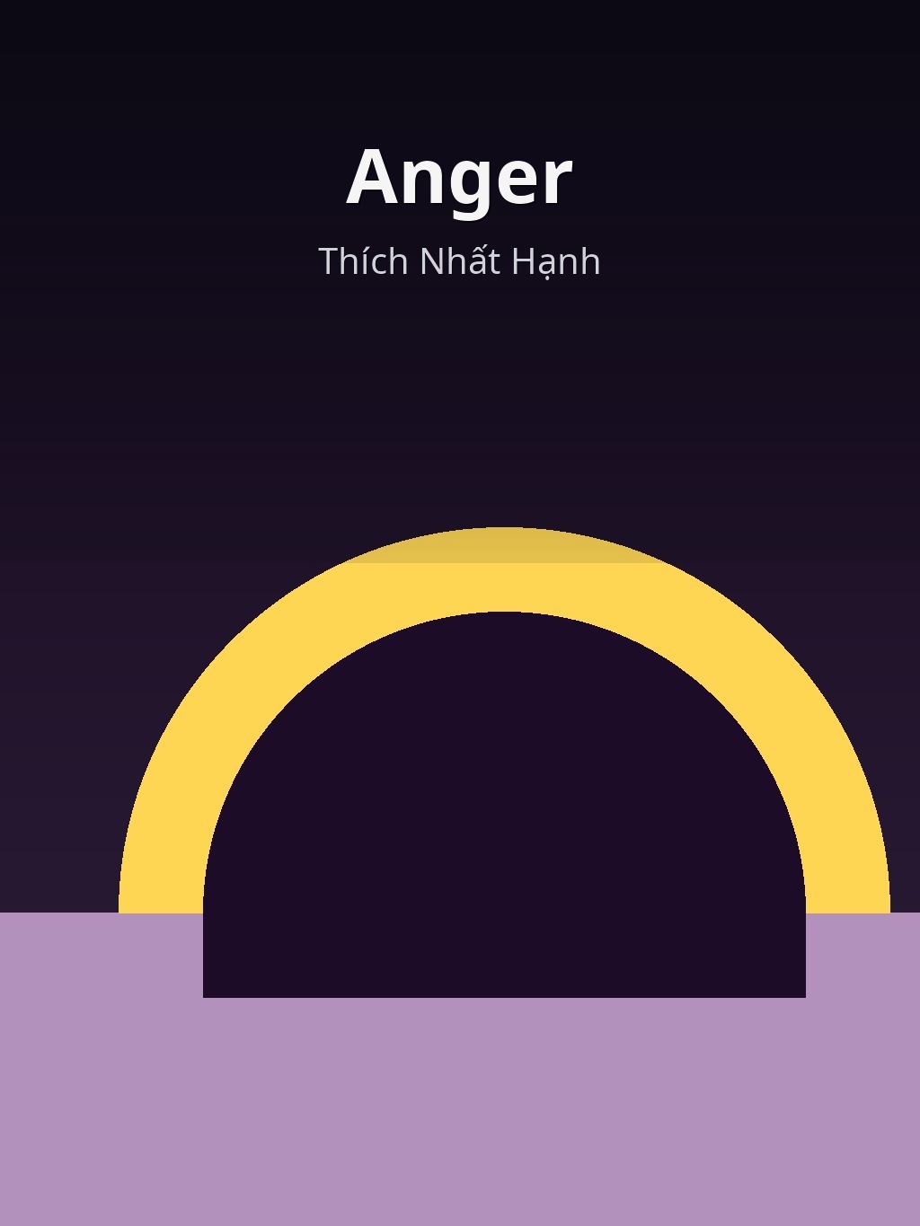 Anger by Thích Nhất Hạnh book cover
