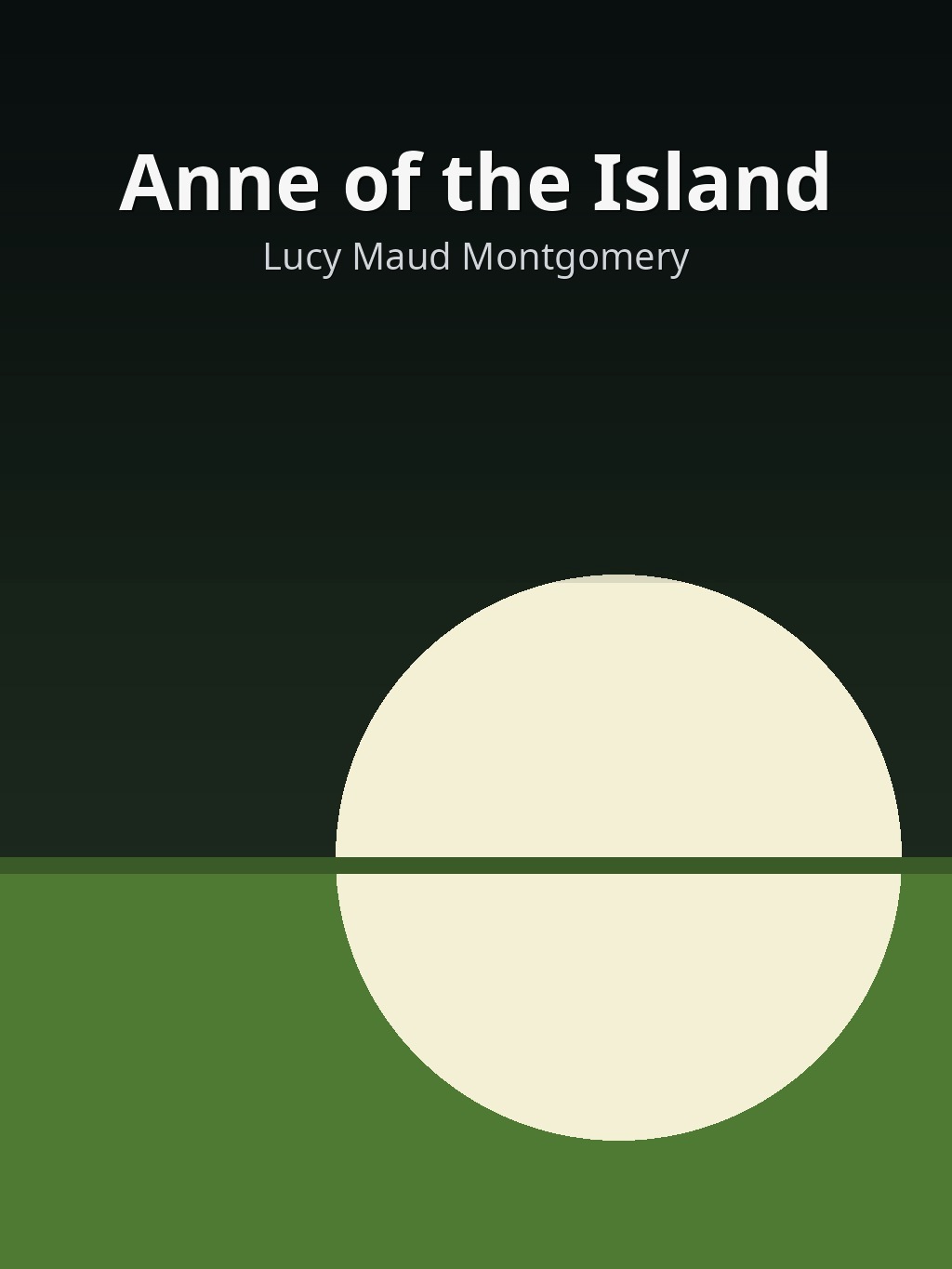 Anne of the Island by Lucy Maud Montgomery book cover