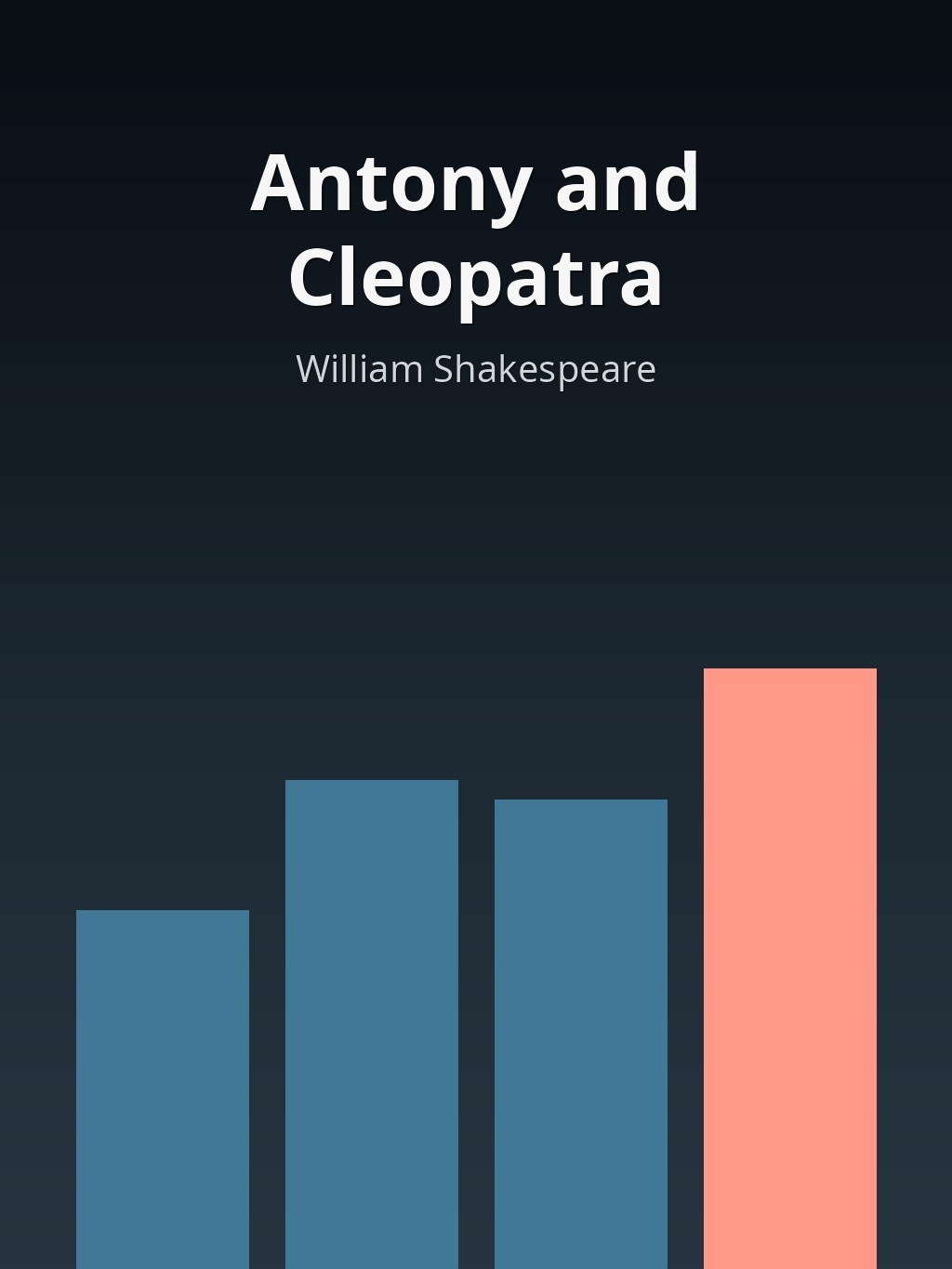 Antony and Cleopatra by William Shakespeare book cover