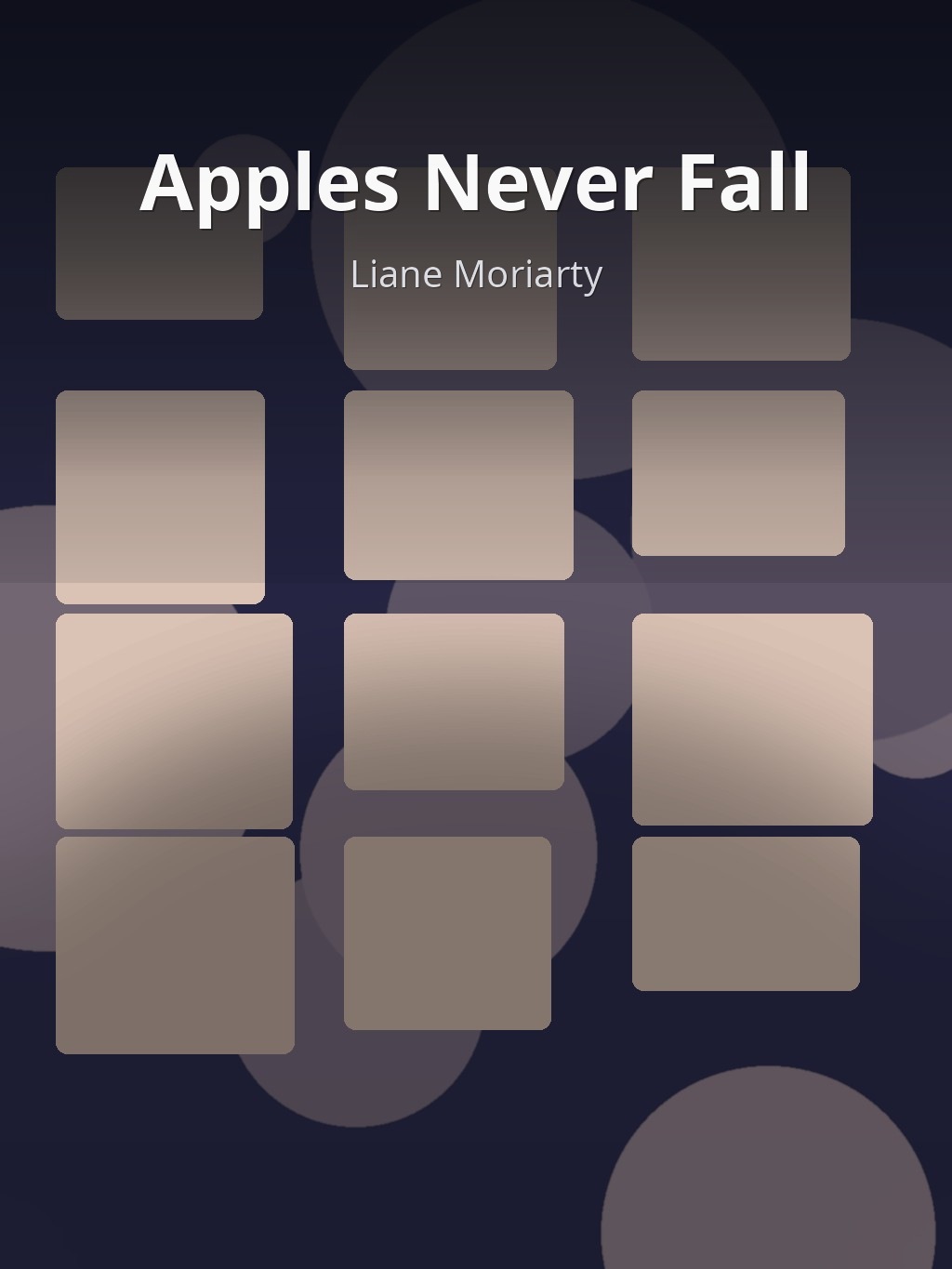 Apples Never Fall by Liane Moriarty book cover