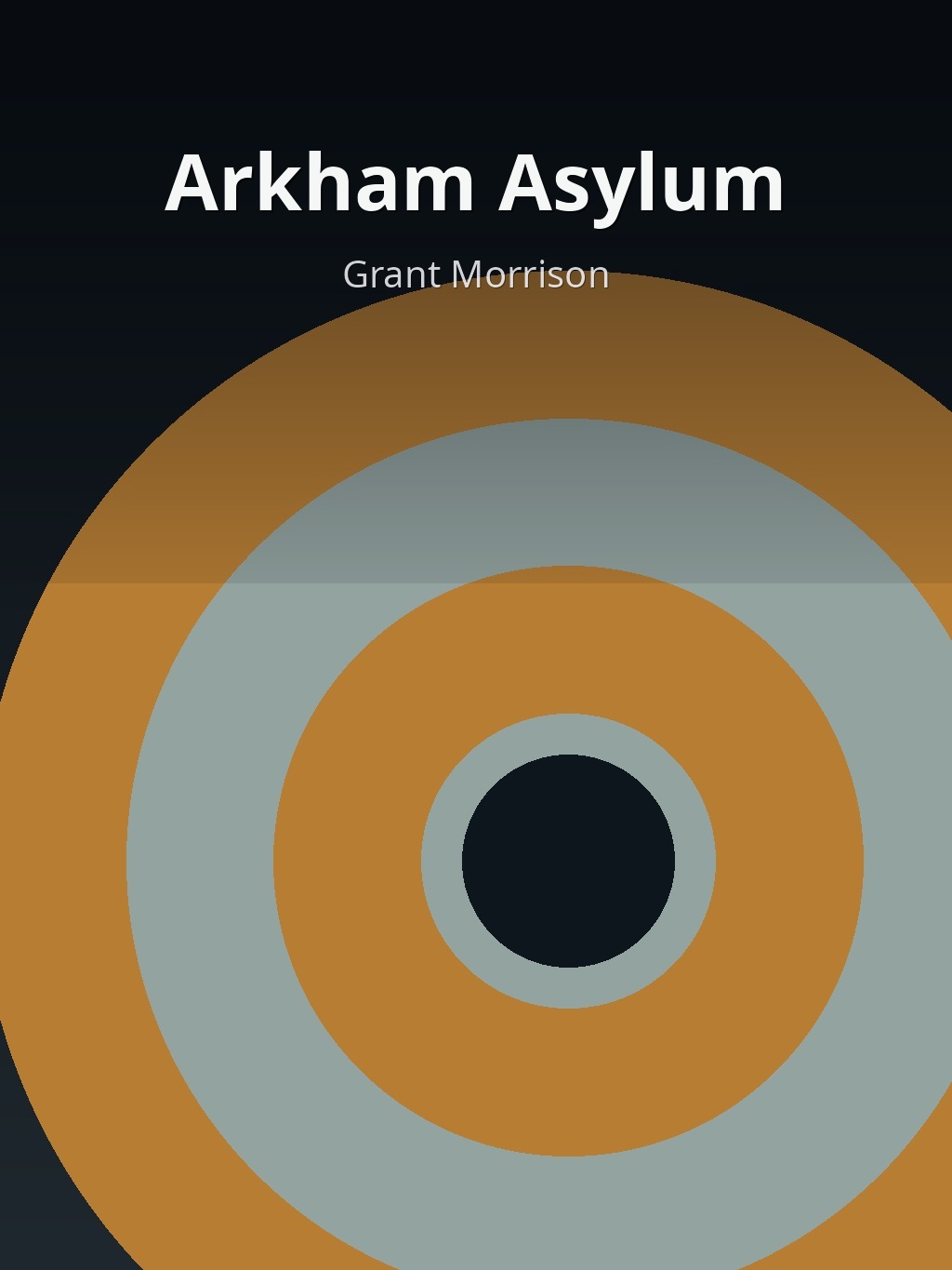 Arkham Asylum by Grant Morrison book cover