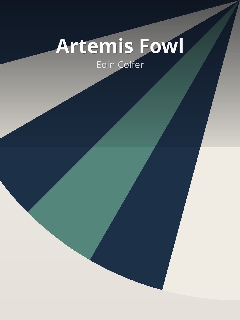 Artemis Fowl by Eoin Colfer book cover