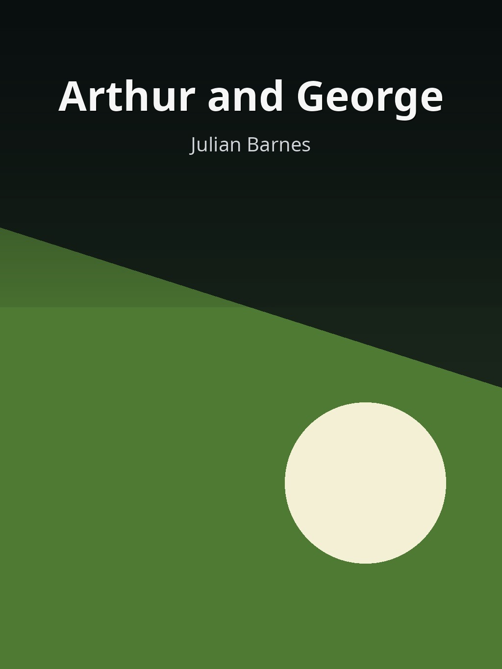 Arthur and George by Julian Barnes book cover
