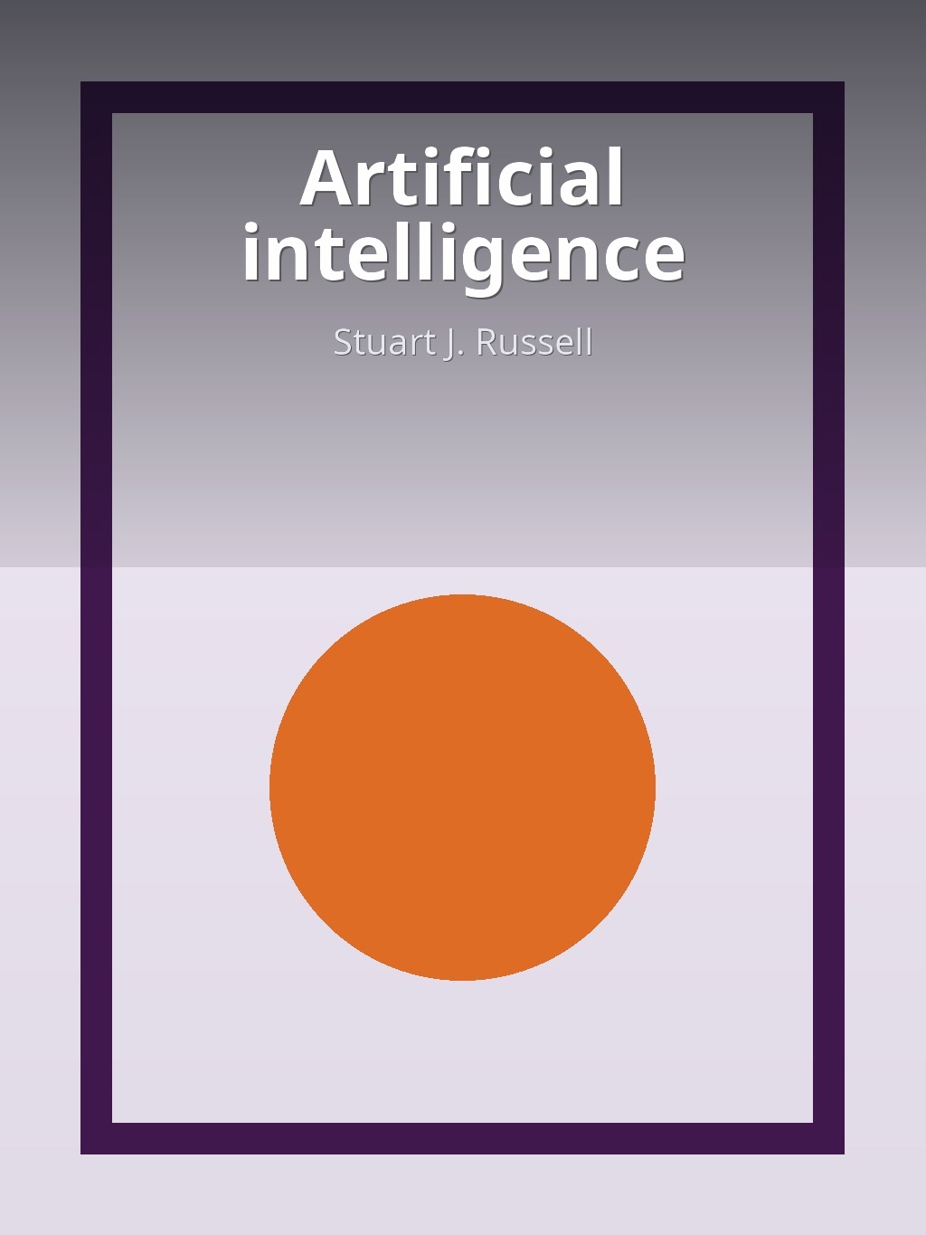 Artificial intelligence by Stuart J. Russell book cover