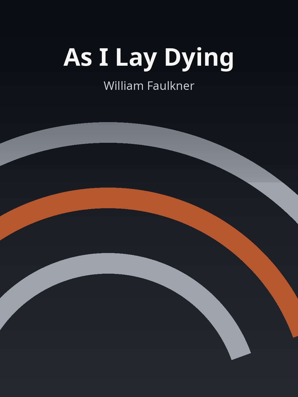 As I Lay Dying by William Faulkner book cover