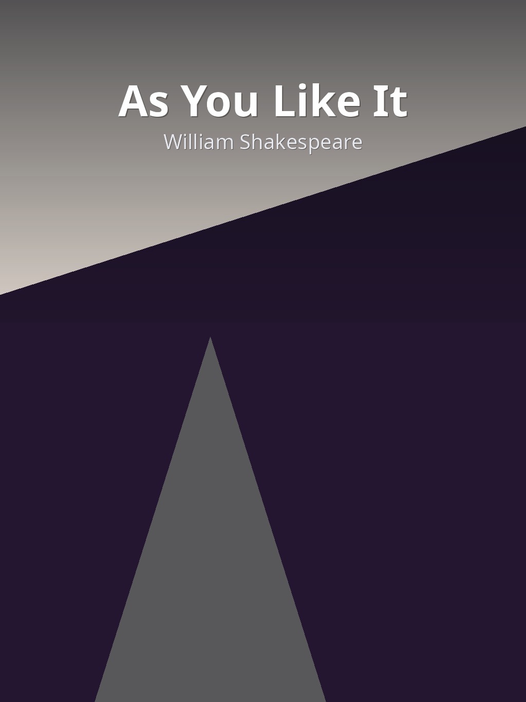 As You Like It by William Shakespeare book cover