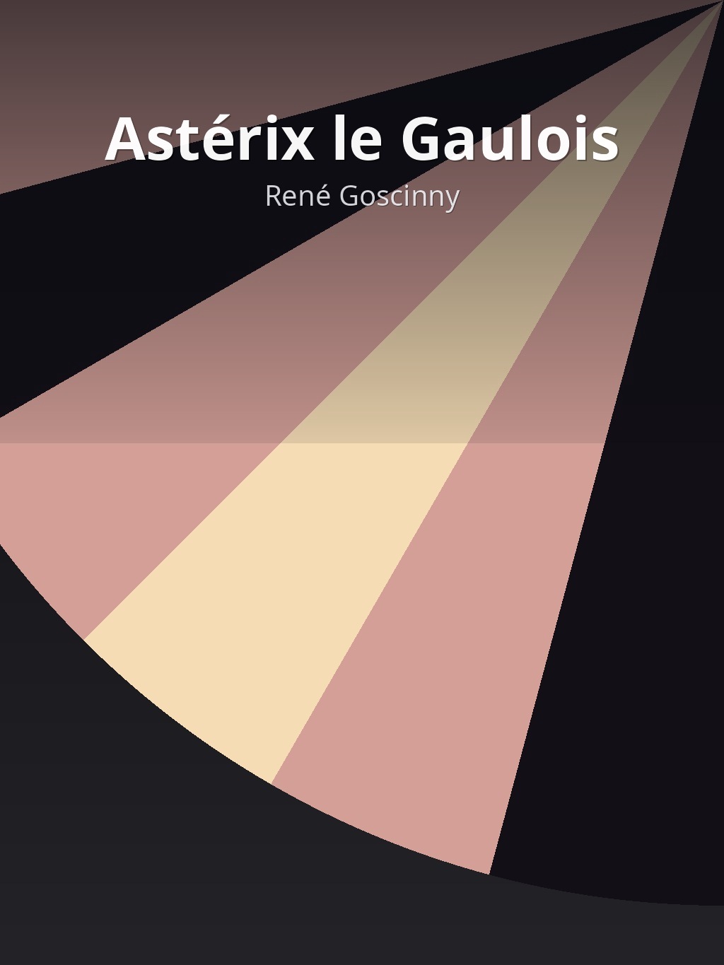 Astérix le Gaulois by René Goscinny book cover