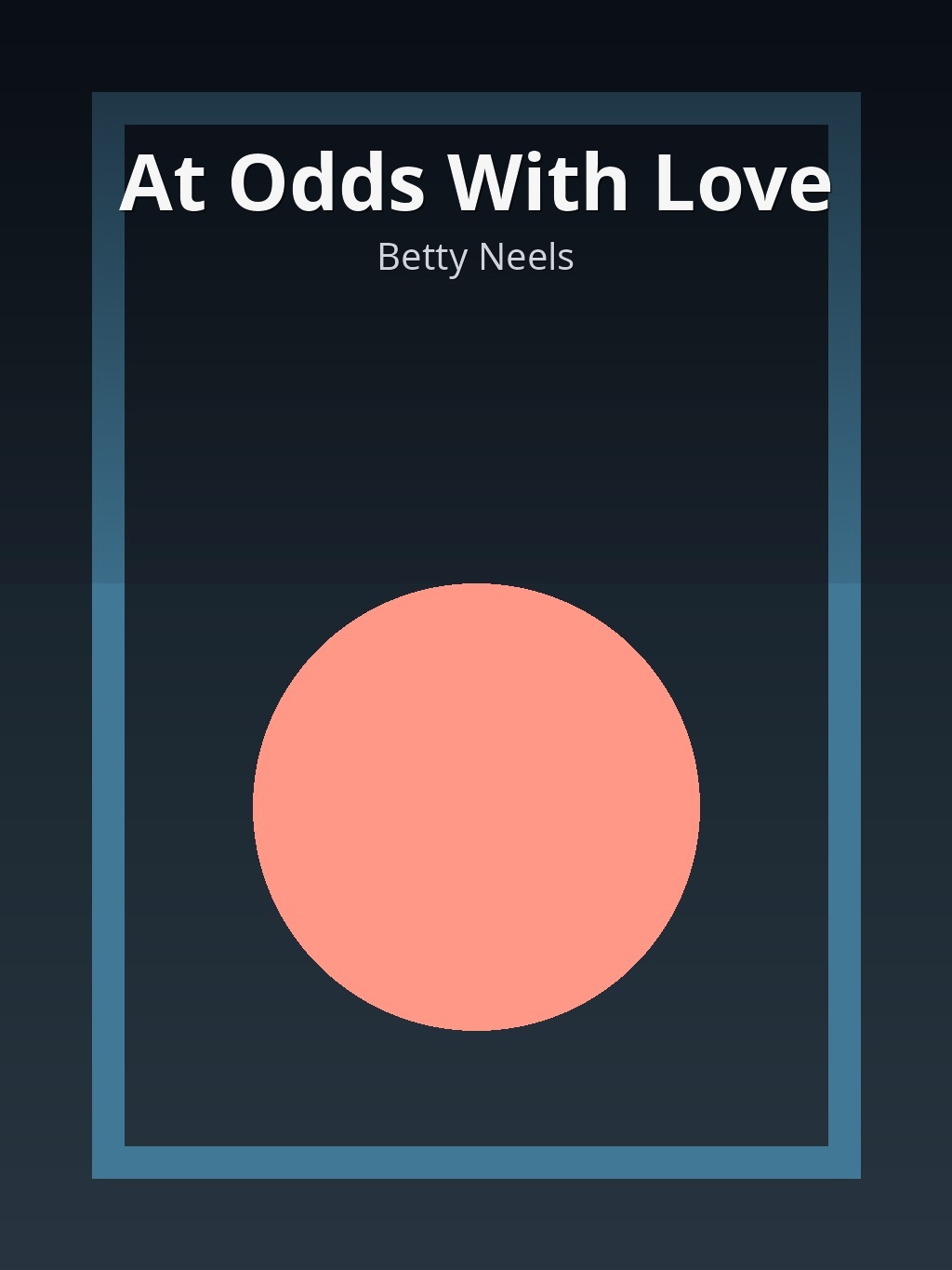 At Odds With Love by Betty Neels book cover