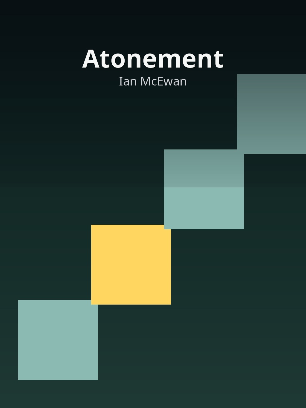 Atonement by Ian McEwan book cover