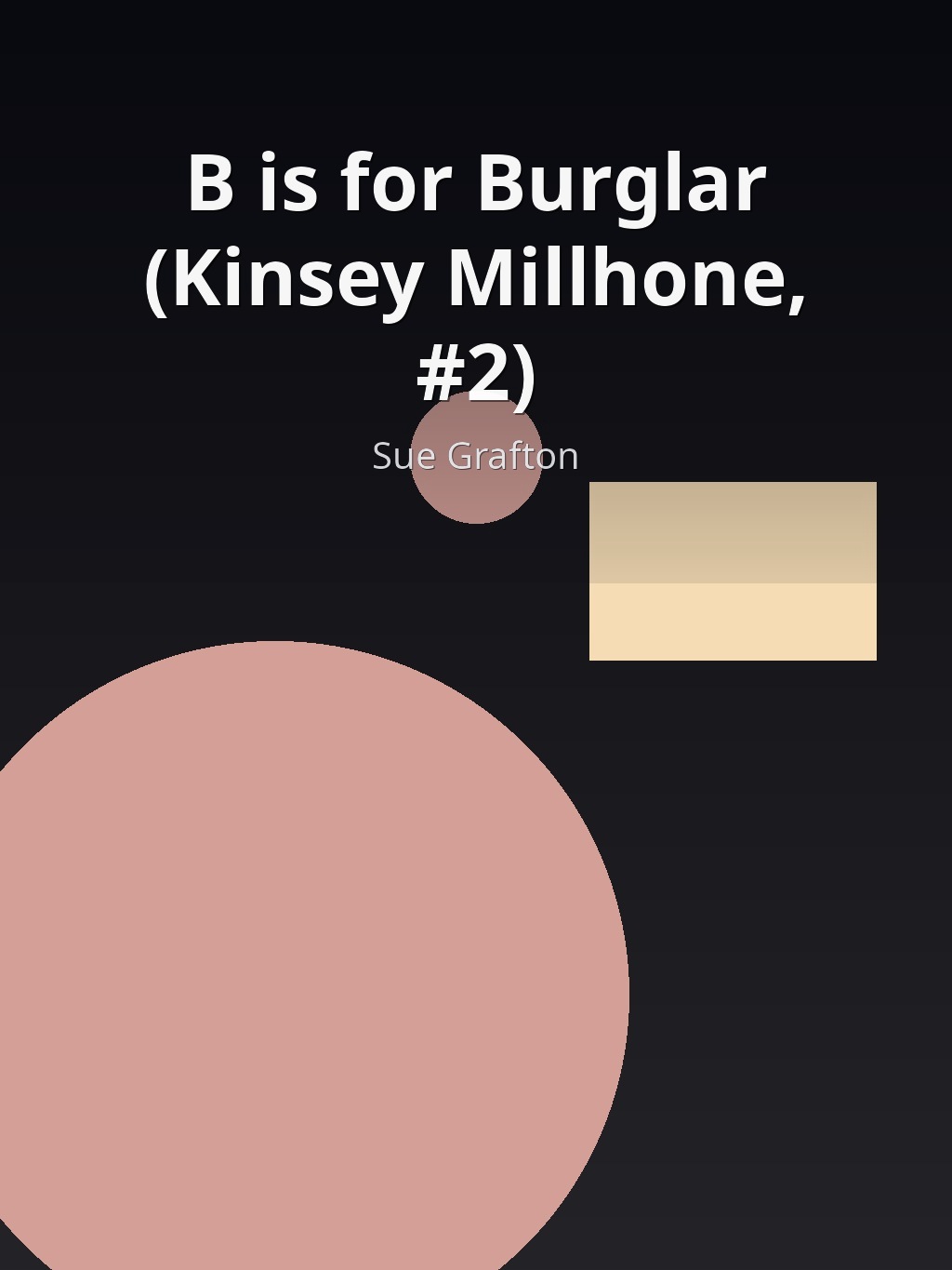 B is for Burglar (Kinsey Millhone, #2) by Sue Grafton book cover