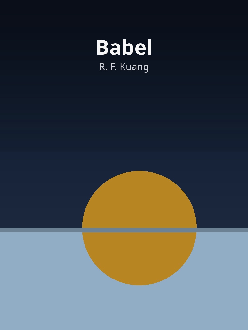 Babel by R. F. Kuang book cover