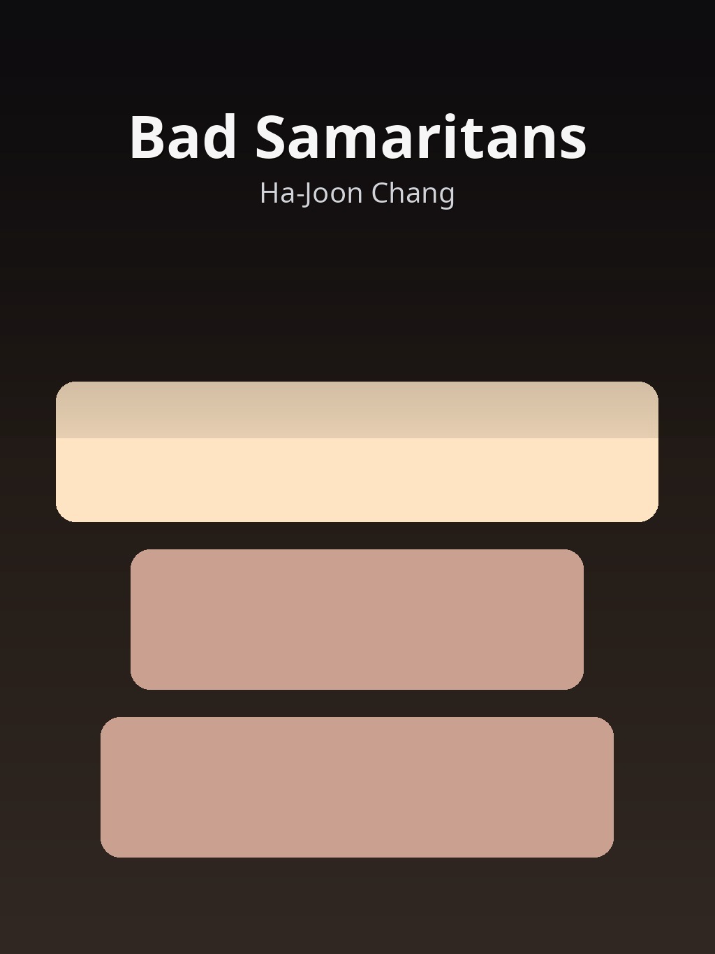 Bad Samaritans by Ha-Joon Chang book cover