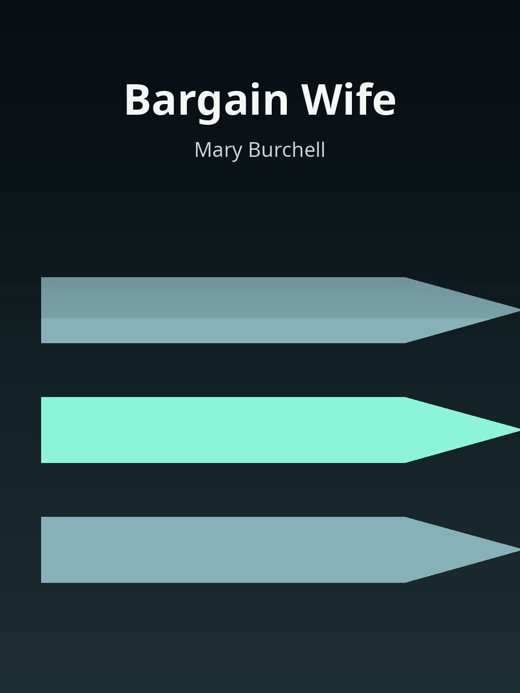 Bargain Wife by Mary Burchell book cover