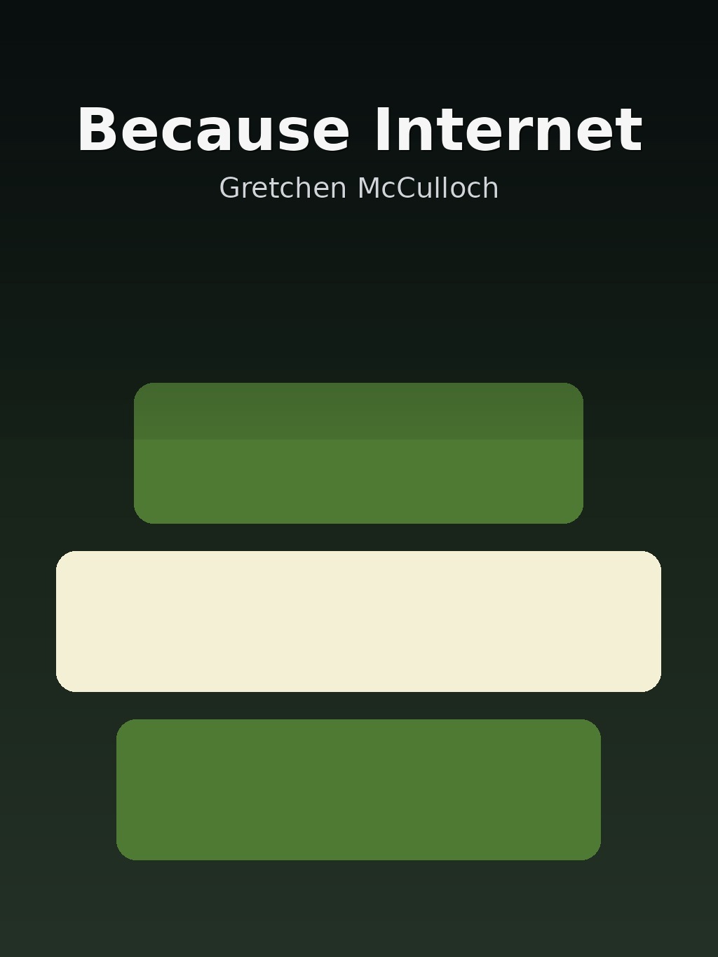 Because Internet by Gretchen McCulloch book cover
