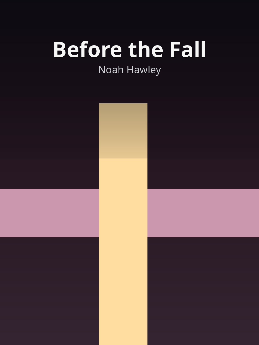 Before the Fall by Noah Hawley book cover