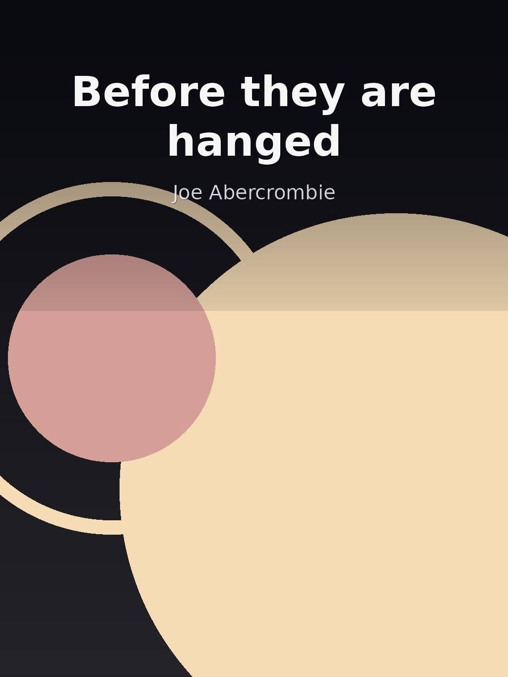 Before they are hanged by Joe Abercrombie book cover
