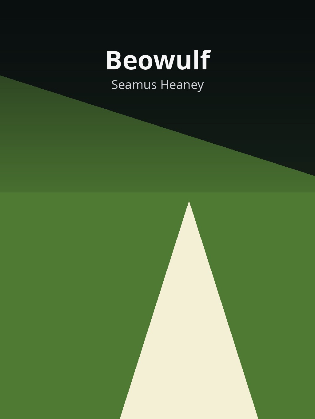 Beowulf by Seamus Heaney book cover
