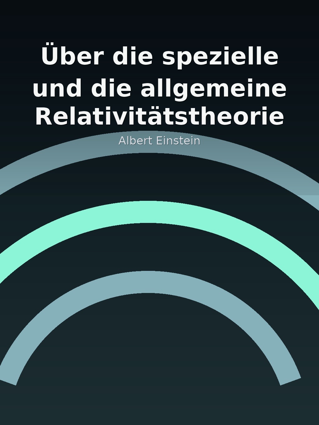 Über die spezielle und die allgemeine Relativitätstheorie by Albert Einstein book cover