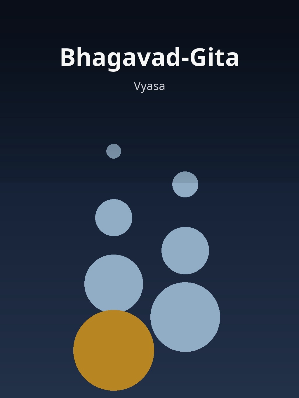 Bhagavad-Gita by Vyasa book cover