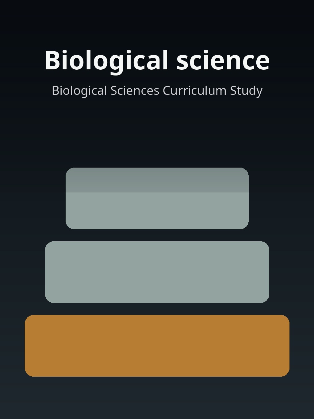 Biological science by Biological Sciences Curriculum Study book cover