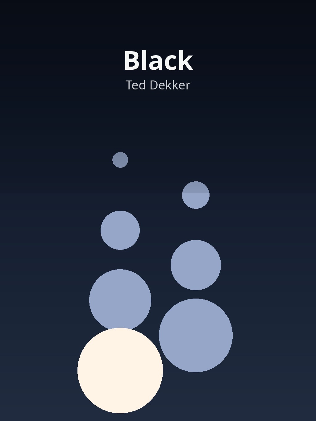 Black by Ted Dekker book cover