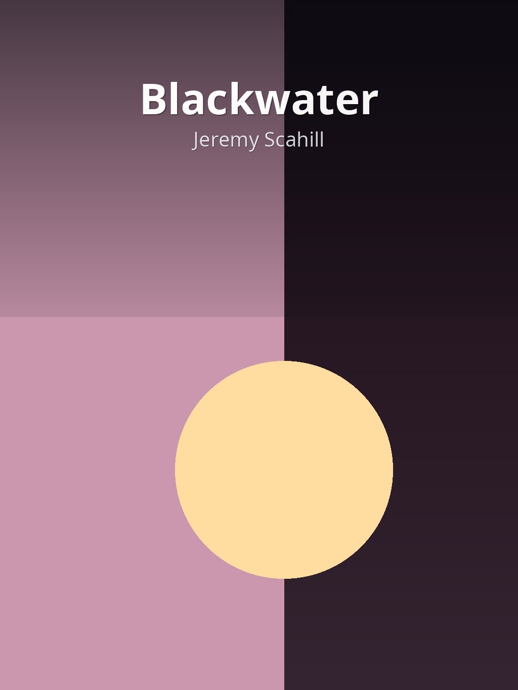 Blackwater by Jeremy Scahill book cover