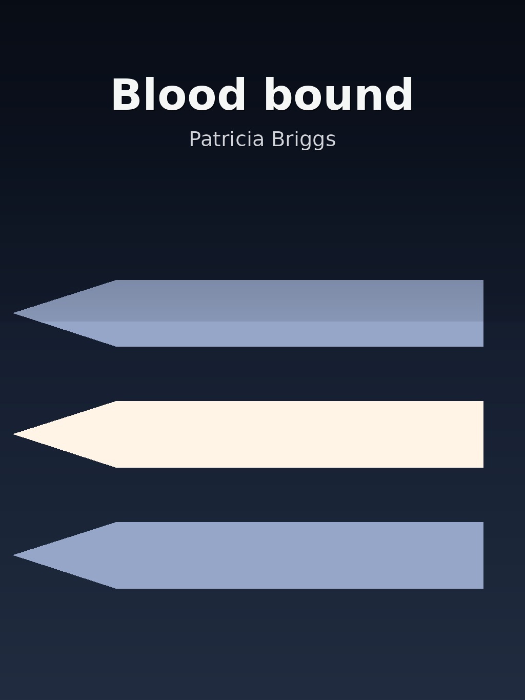 Blood bound by Patricia Briggs book cover