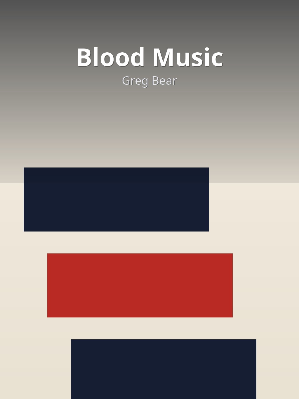 Blood Music by Greg Bear book cover