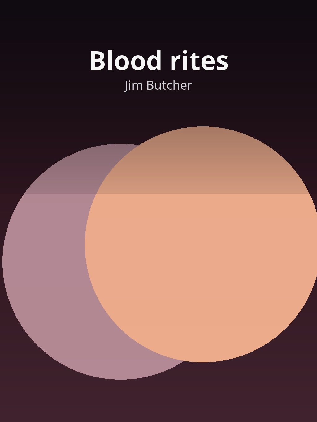 Blood rites by Jim Butcher book cover