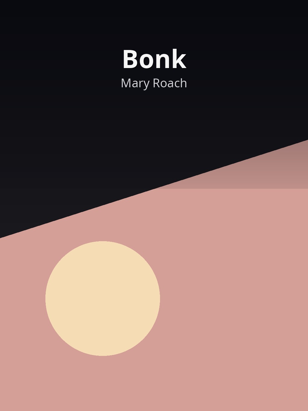 Bonk by Mary Roach book cover