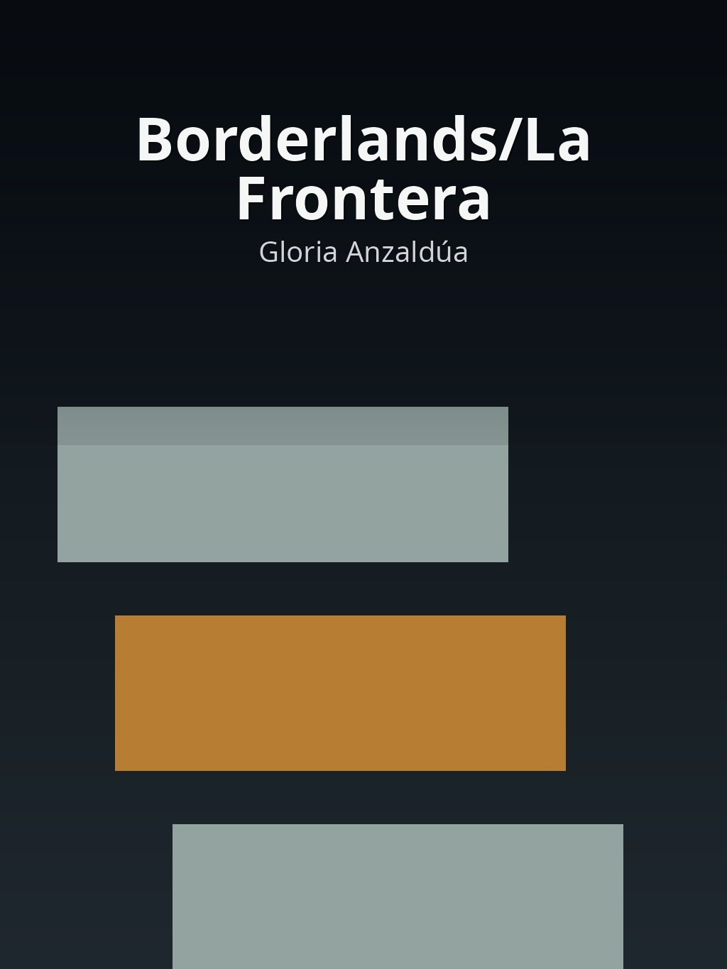 Borderlands/La Frontera by Gloria Anzaldúa book cover
