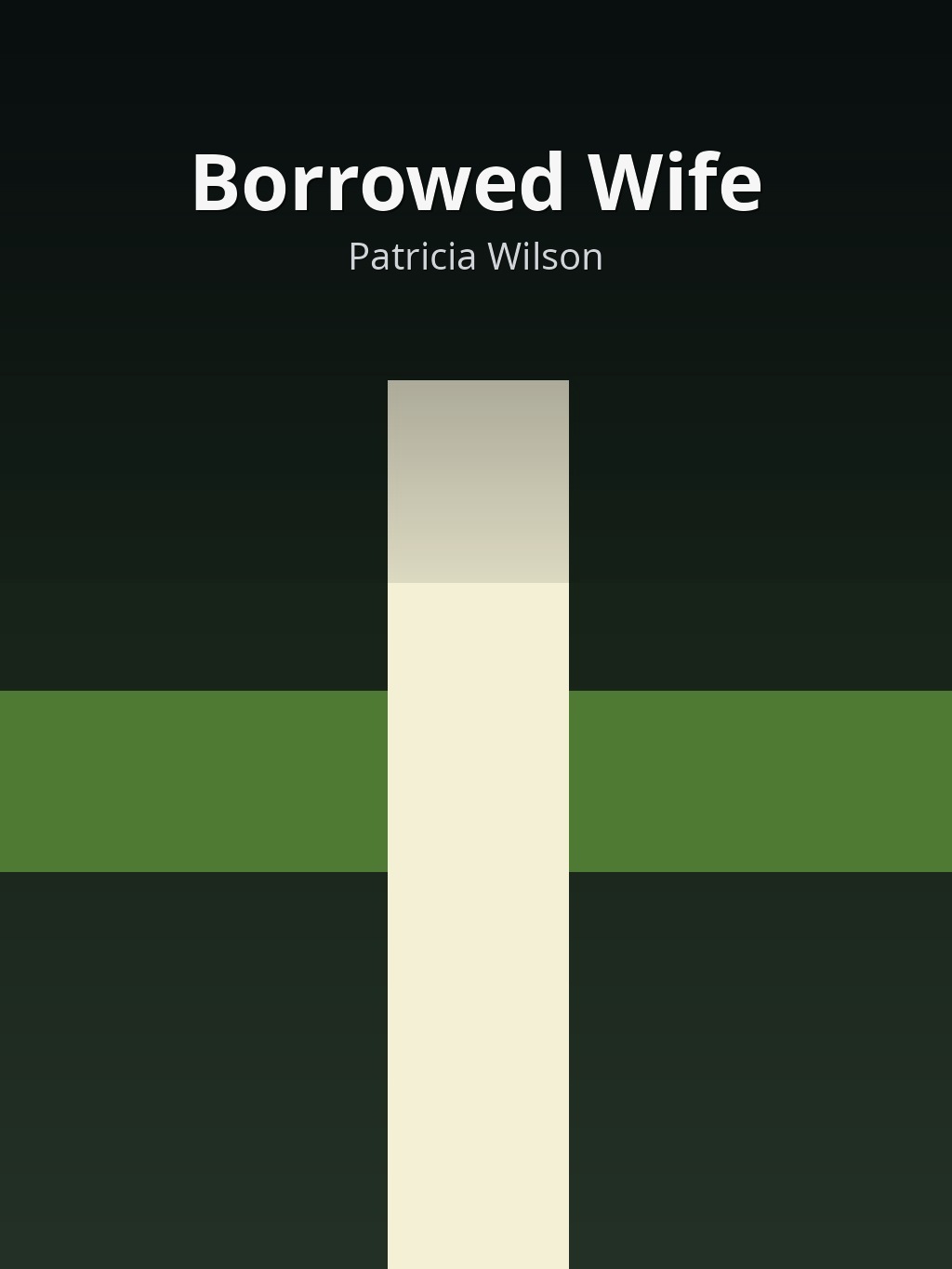 Borrowed Wife by Patricia Wilson book cover