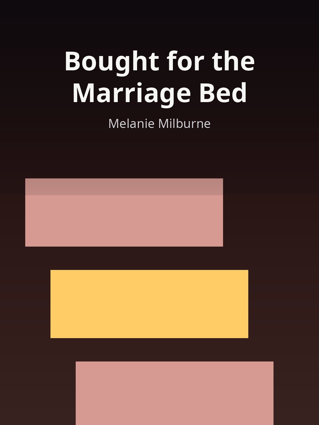 Bought for the Marriage Bed by Melanie Milburne book cover