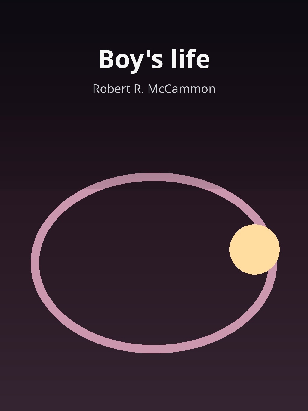Boy's life by Robert R. McCammon book cover