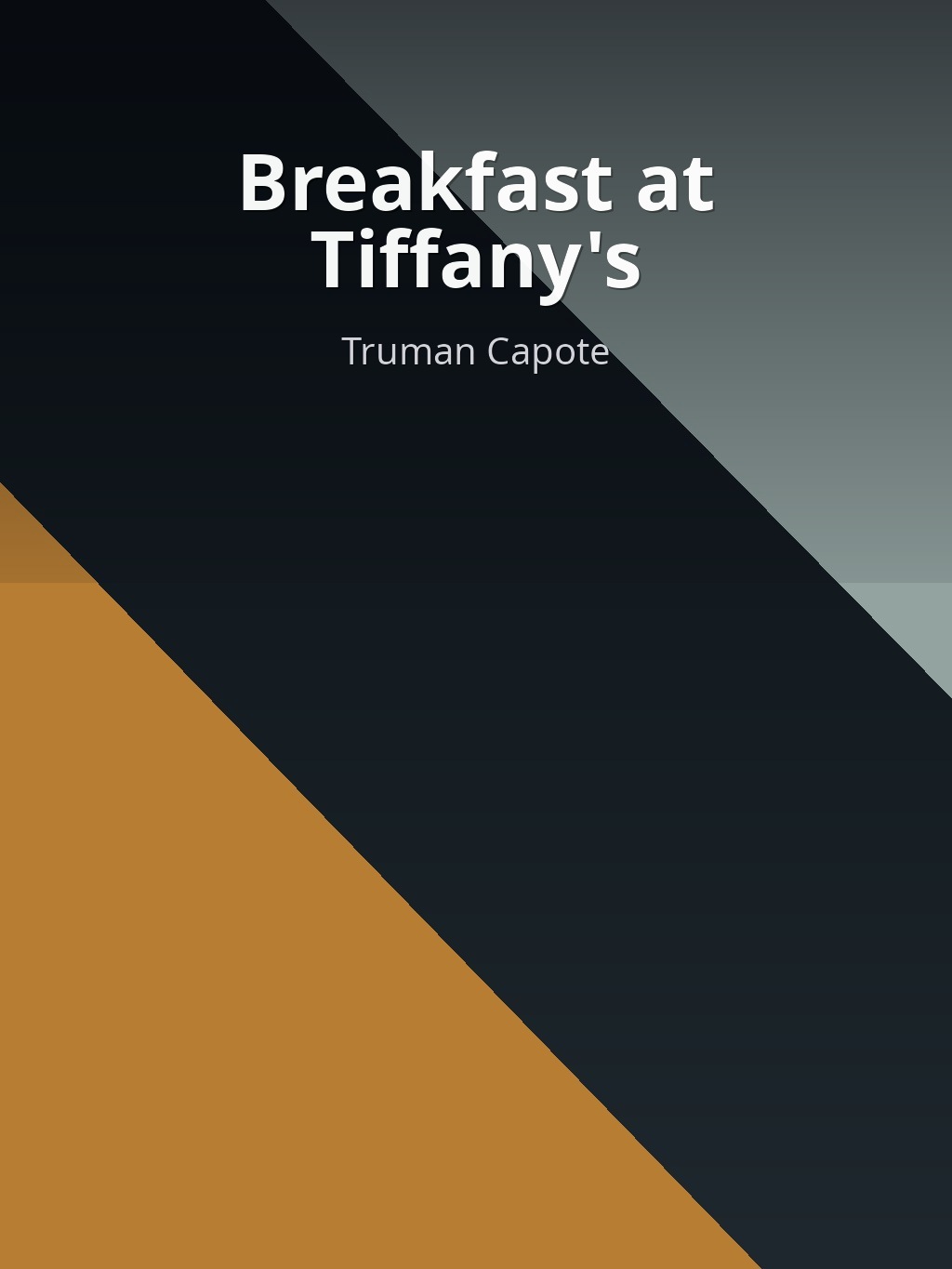 Breakfast at Tiffany's by Truman Capote book cover