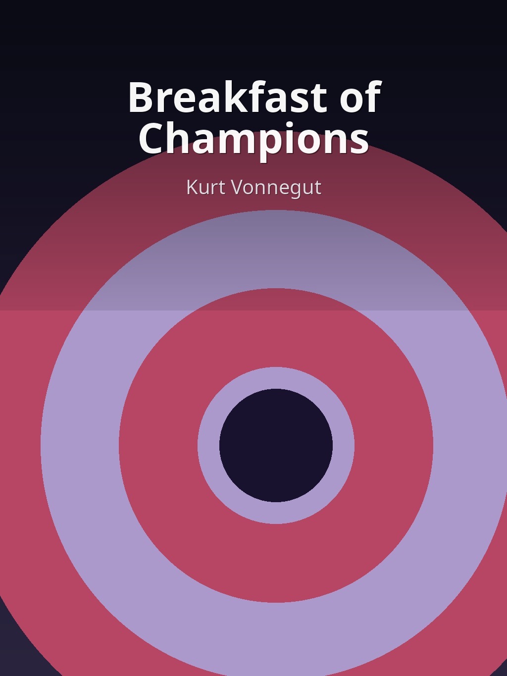 Breakfast of Champions by Kurt Vonnegut book cover