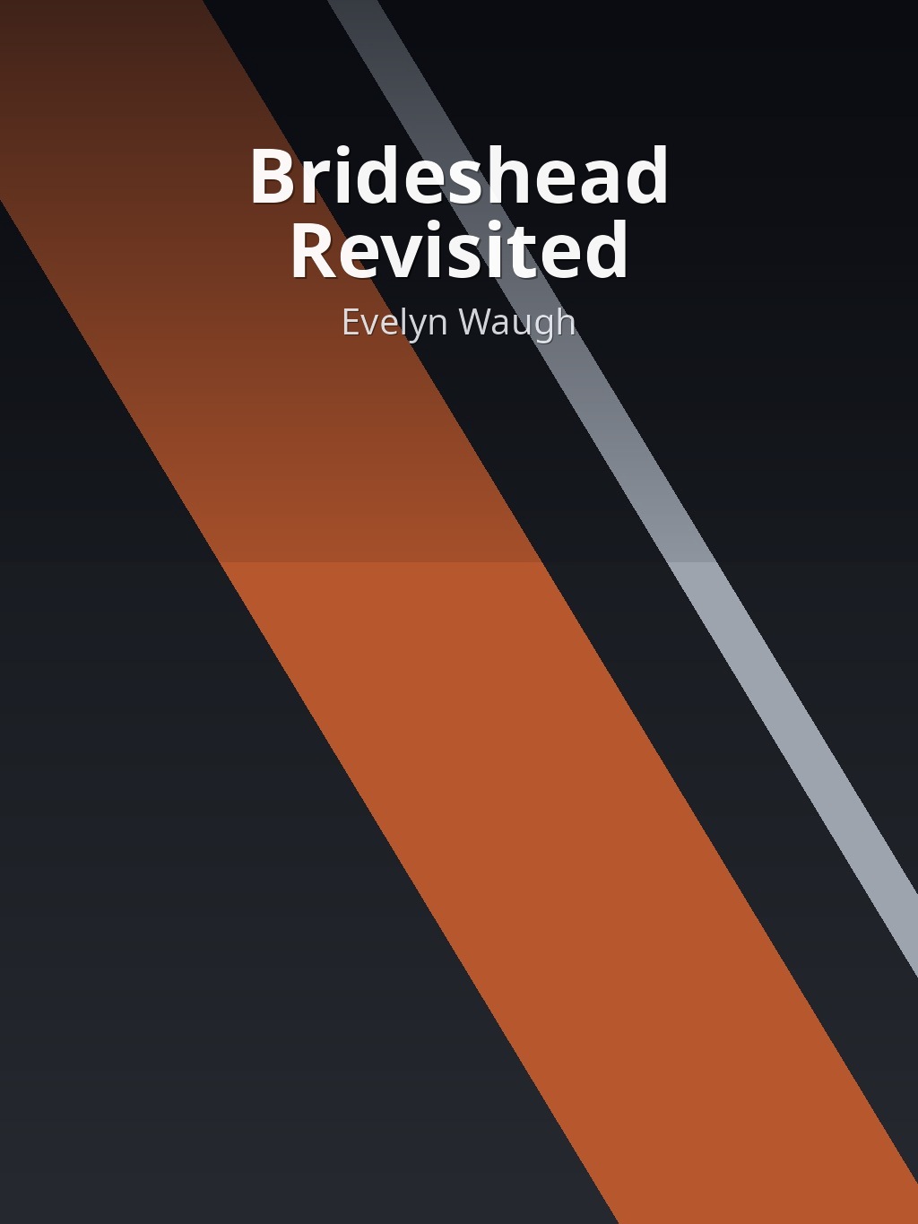 Brideshead Revisited by Evelyn Waugh book cover