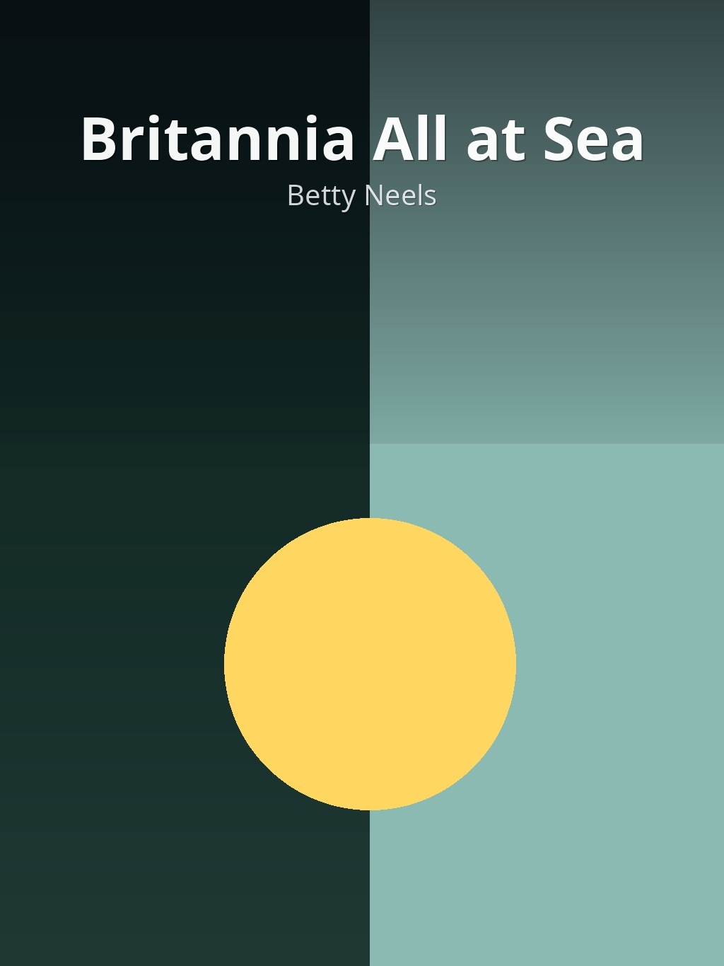 Britannia All at Sea by Betty Neels book cover